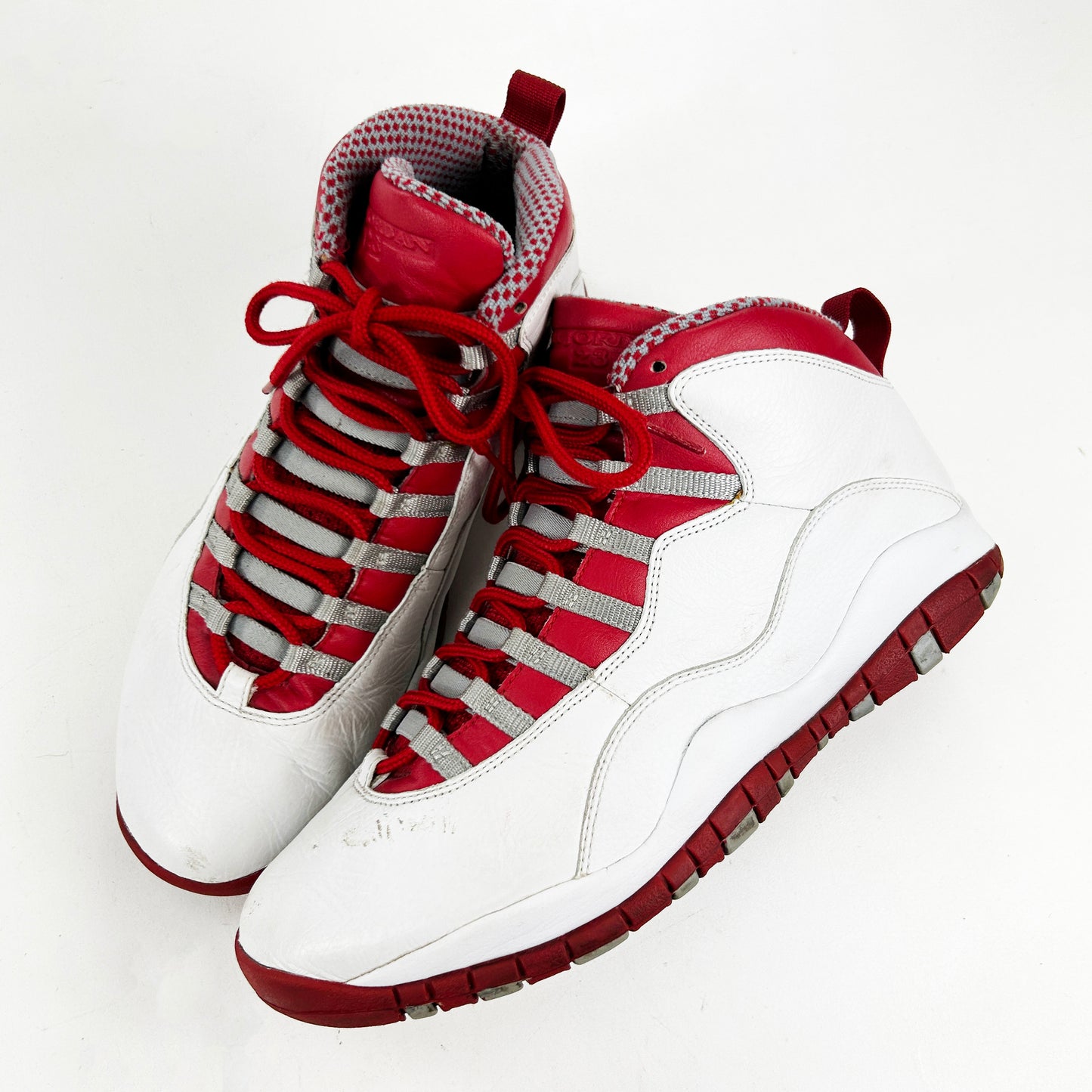 Red 10 jordans Clearance